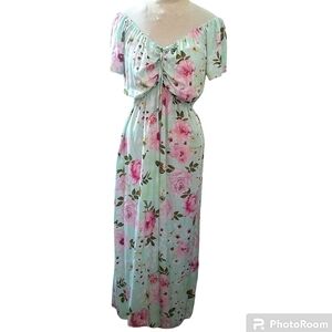 Floral maxi dress